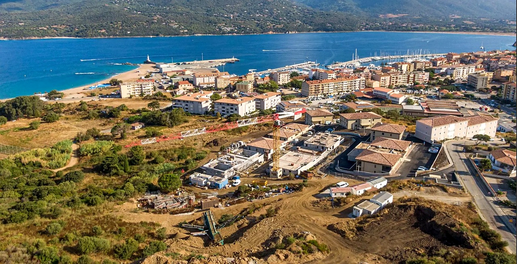 BEL’ORIZONTE emplacement et chantier à Propriano