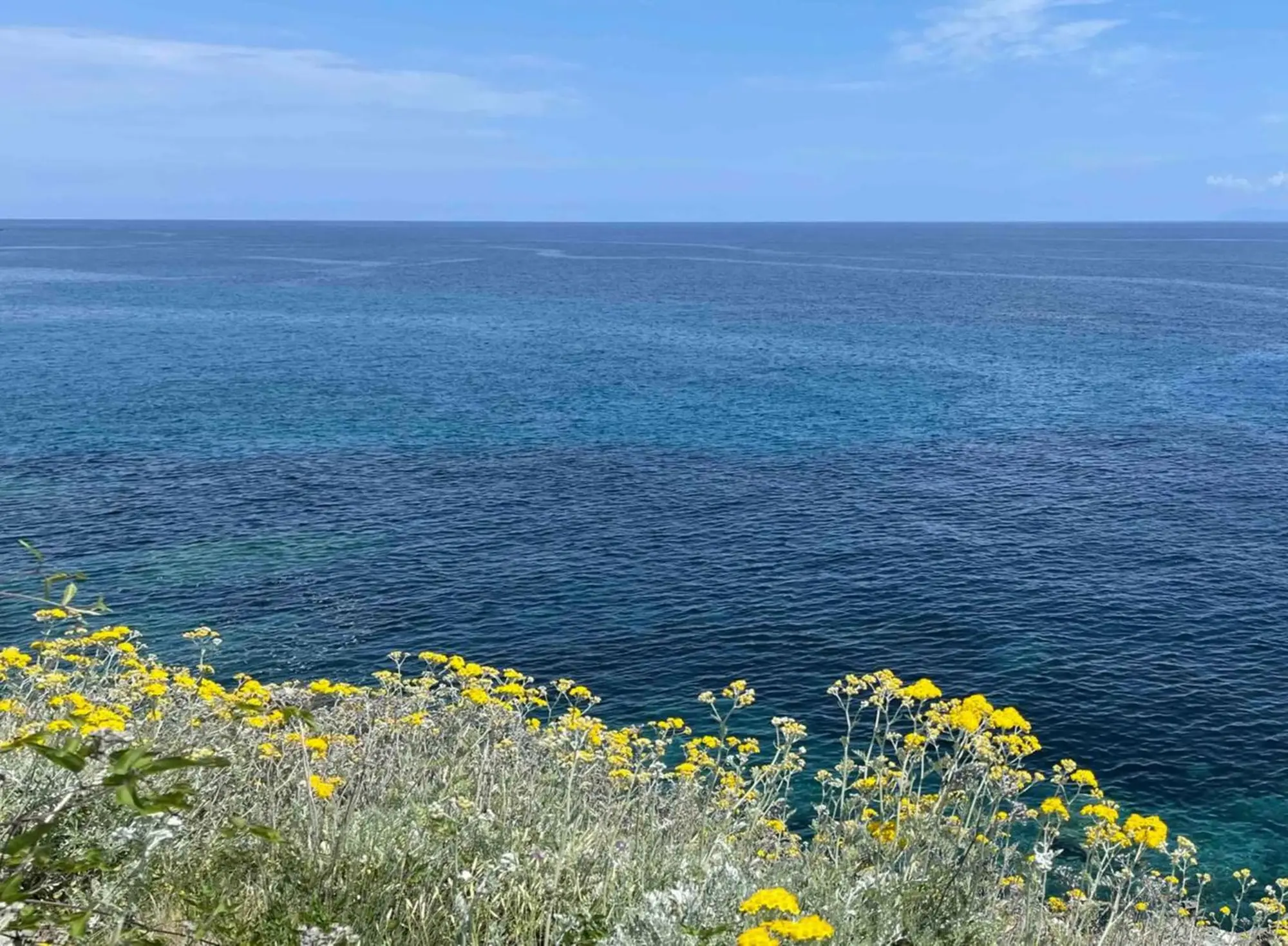 Méditerranée et végétation du Cap Corse depuis Villa Pietra Mare