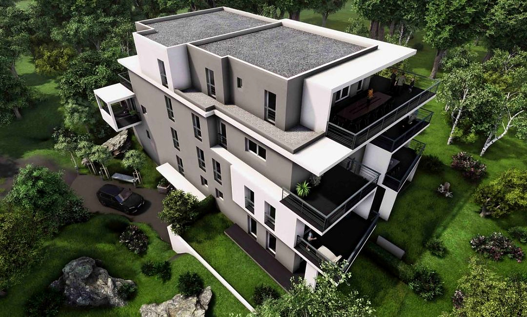 Résidence A Teppa architecture contemporaine