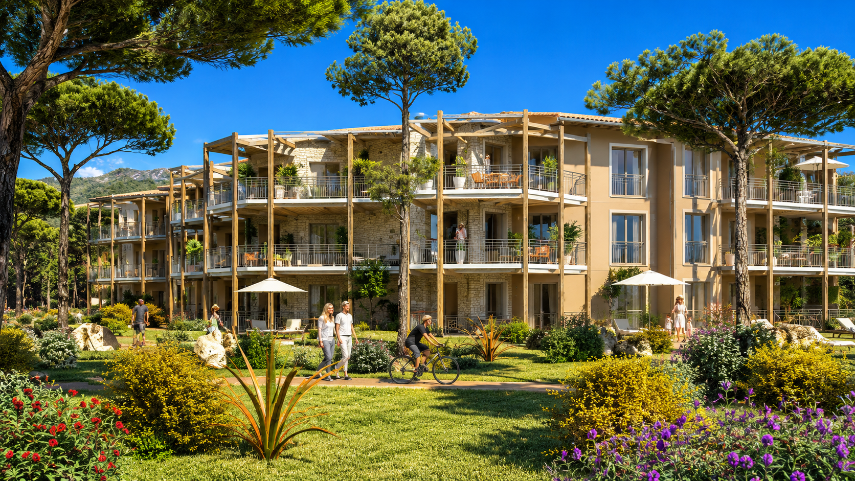 Programme immobilier neuf Résidence Côté Mer à Calvi face à la plage